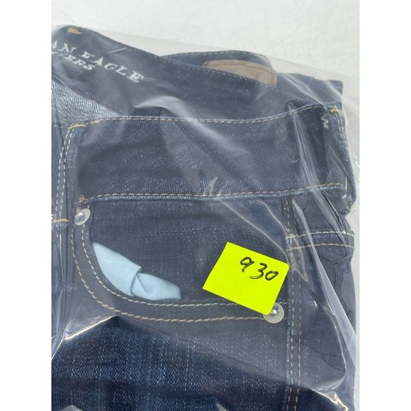 American Eagle Artist Crop Stretch Low Rise Dark Wash Jeans Size 2 Reg - Picture 12 of 12